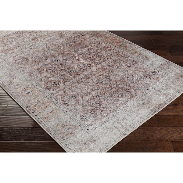 Tahmis THI-2703 Machine Washable Area Rug